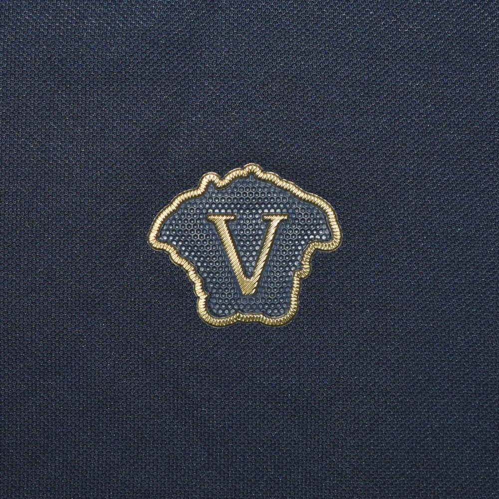 Versace Navy Blue Premium Quality Polo T-shirt-3
