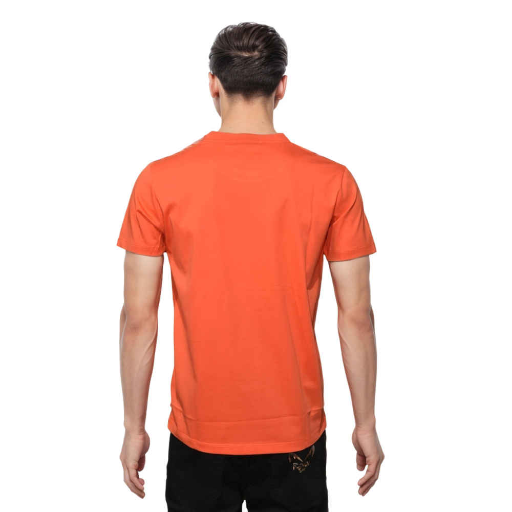 Hermes Paris Orange Round Neck Premium T-shirt-1