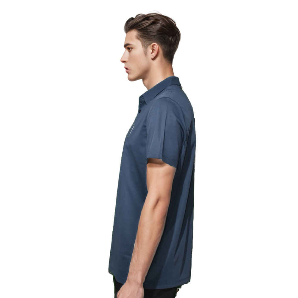 Gucci Navy Blue Premium Quality Polo Tees-2