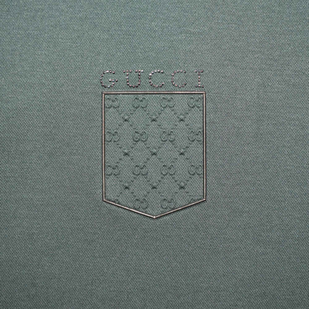 Gucci Green Premium Quality Polo Tees-3