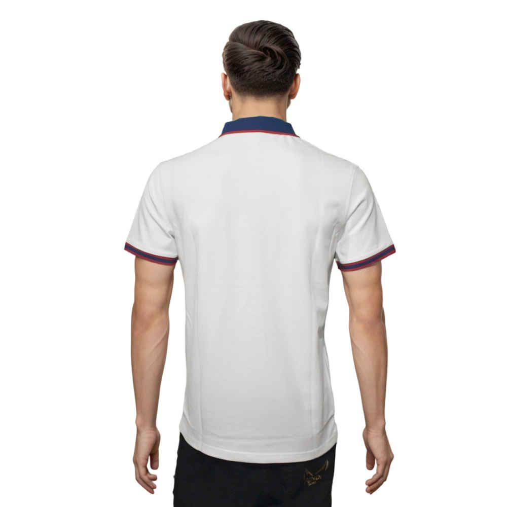 Gucci White Premium Quality Polo Tees-1