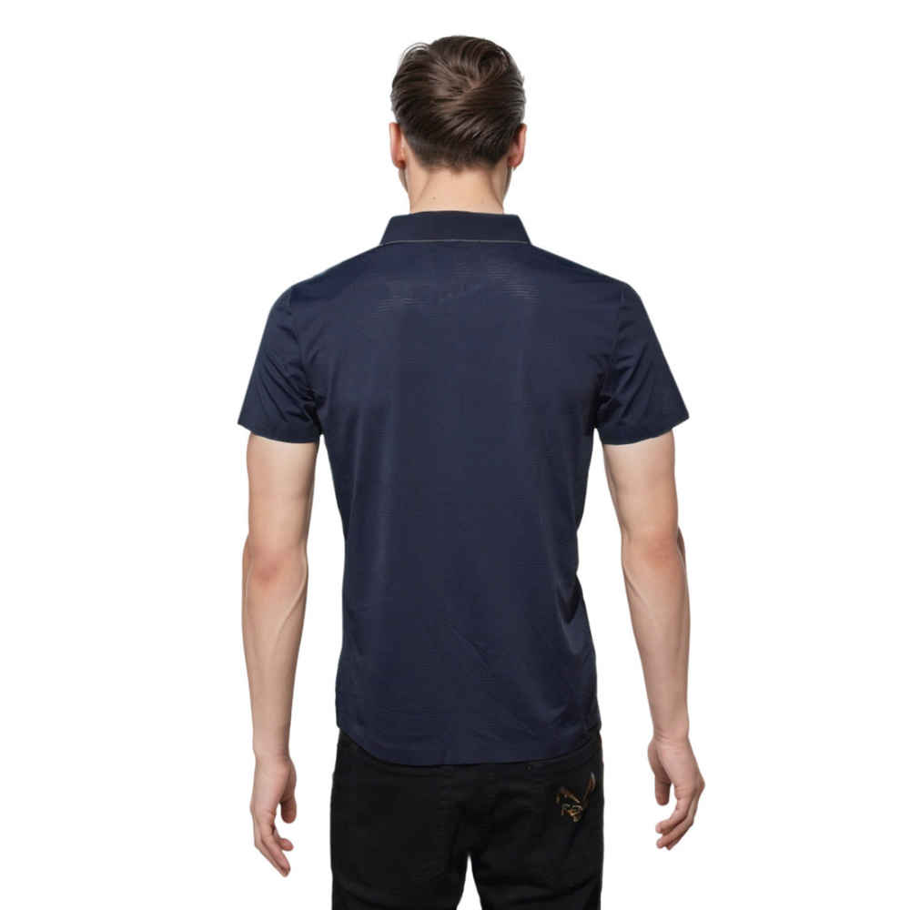 Prada Blue Premium Quality Polo Tees-thumb-1