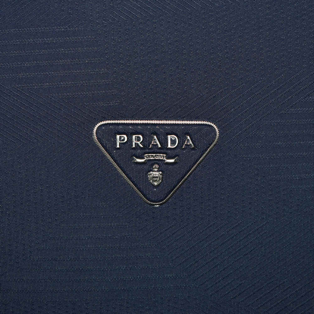 Prada Blue Premium Quality Polo Tees-thumb-3