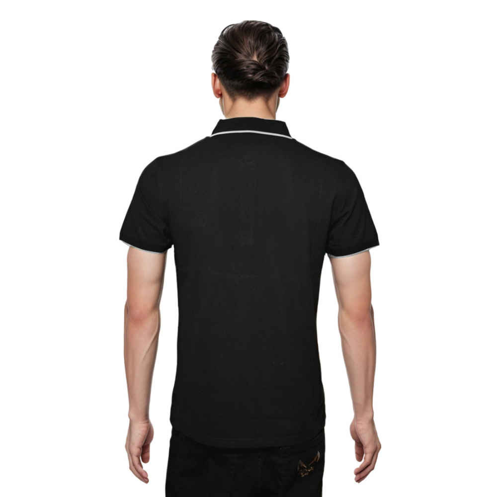 Louis Vuitton Black Premium Quality Polo Tees-1