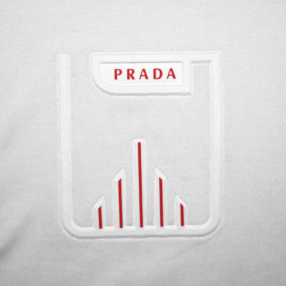 Prada White Premium Quality Polo T-shirt-thumb-3