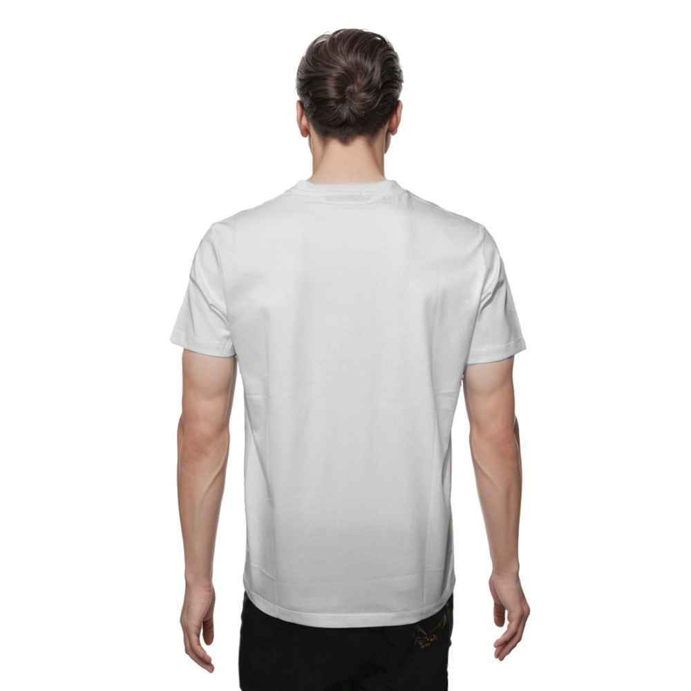 Prada White Logo Re-Nylon Detail Premium T-shirt-1