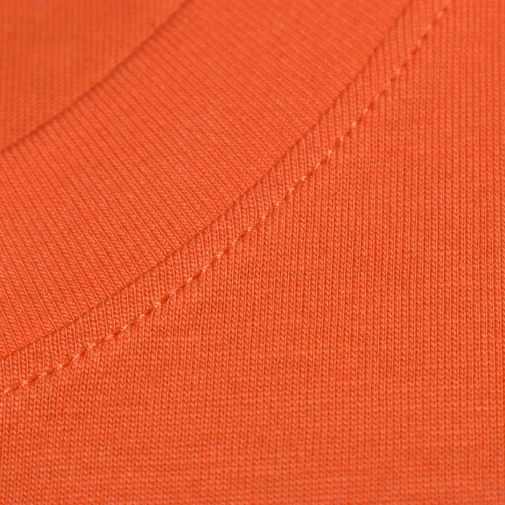 Prada Orange Logo Re-Nylon Detail Premium T-shirt-thumb-4