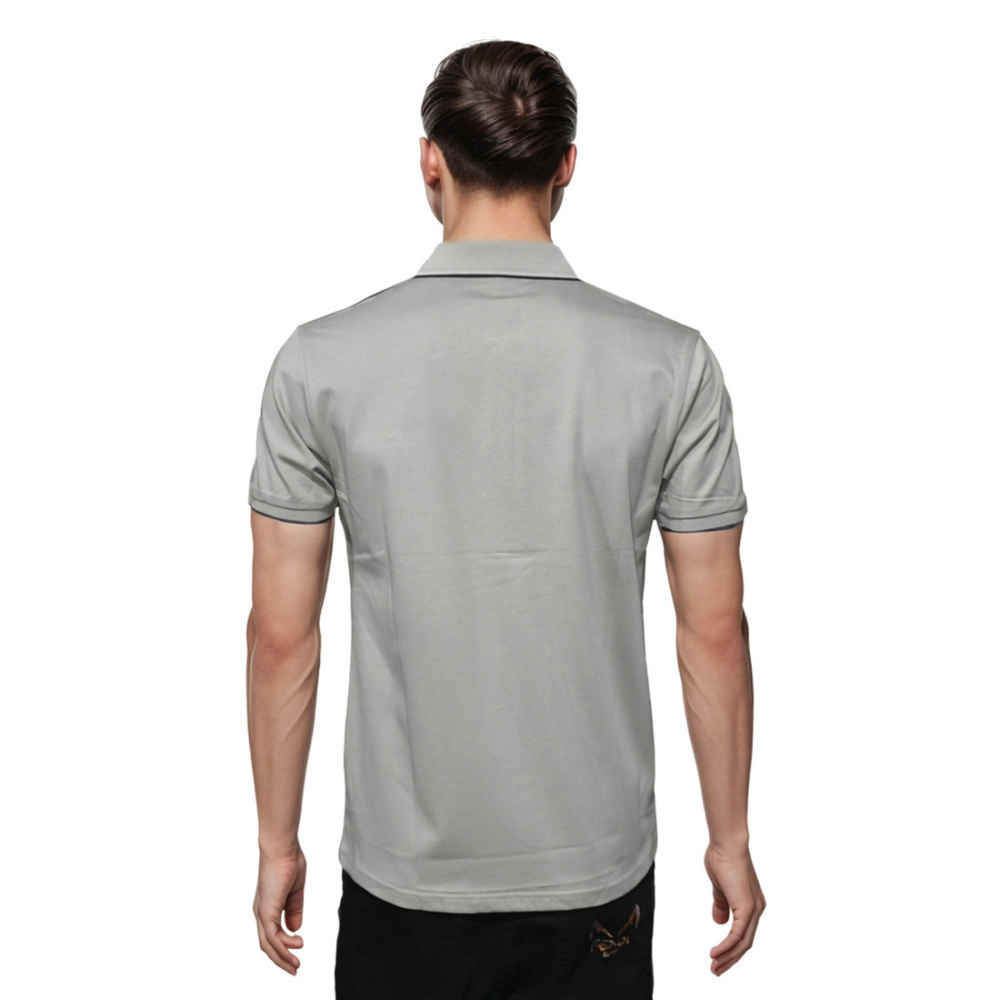 Prada Green Embroidery Logo Premium Polo T-shirt-1