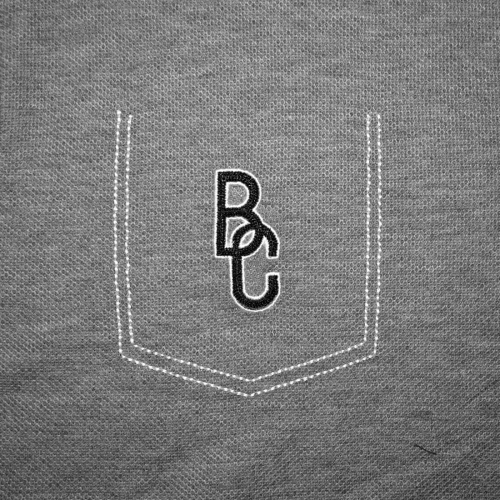 Brunello Cucinelli Grey Embroidery Premium Polo T-shirt-3