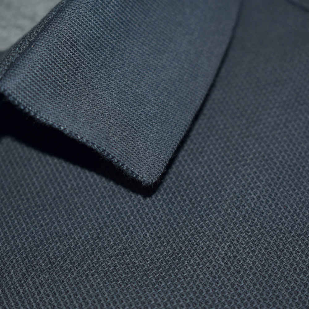 Brunello Cucinelli Dark Grey Embroidery Premium Polo T-shirt-thumb-4