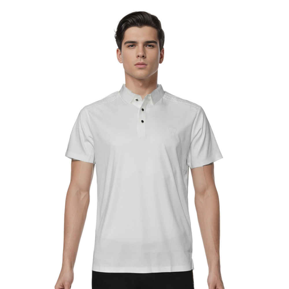 Bottega Veneta White Bee Embossed Premium T-shirt-thumb-0