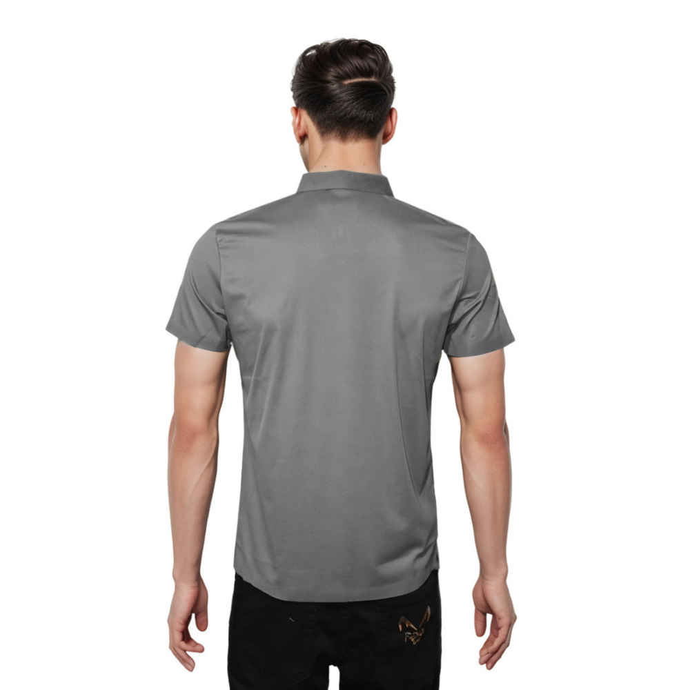 Bottega Veneta Grey Bee Embossed Premium T-shirt-1