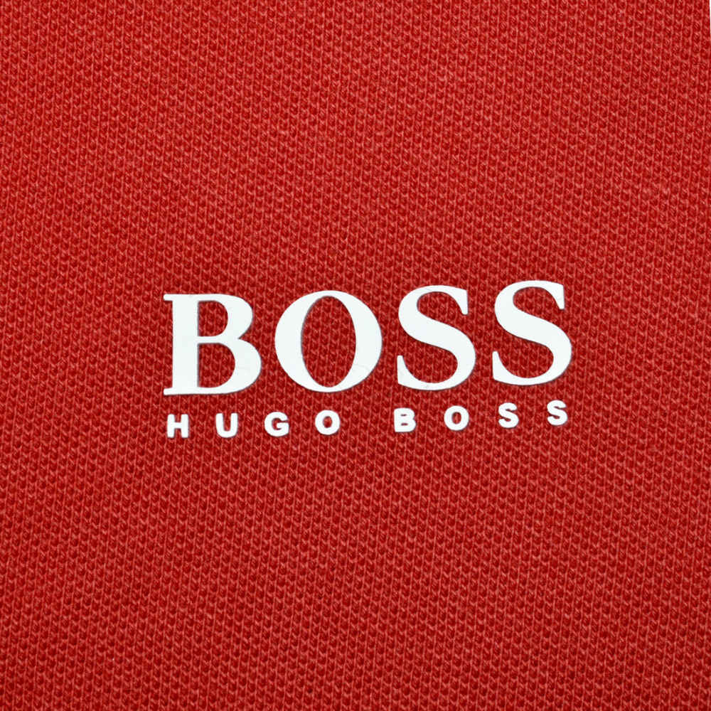 BOSS Red Embroidery Logo Premium Luxury Polo T-shirt-thumb-3