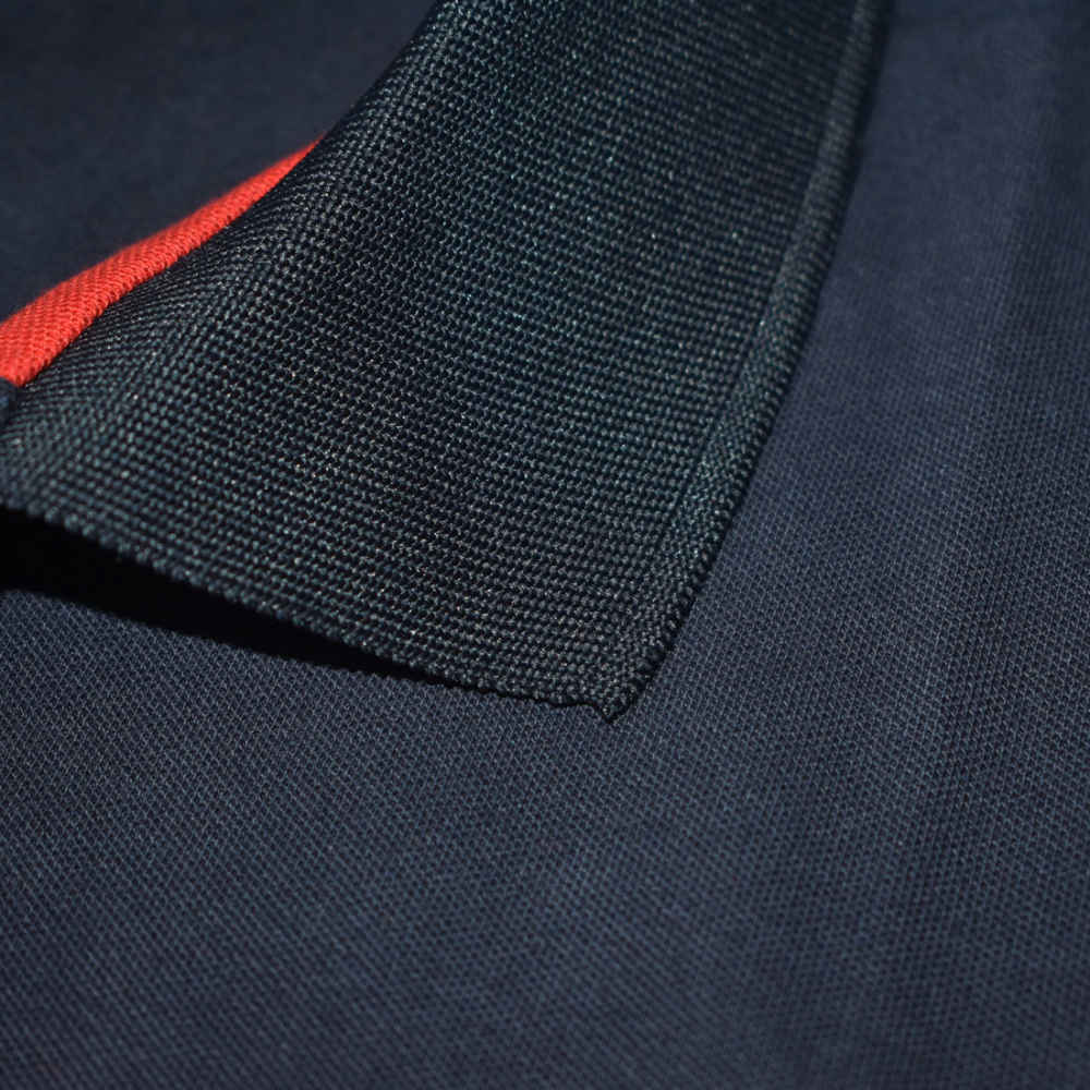 BOSS Navy Blue Embroidery Logo Premium Luxury Polo T-shirt-thumb-4