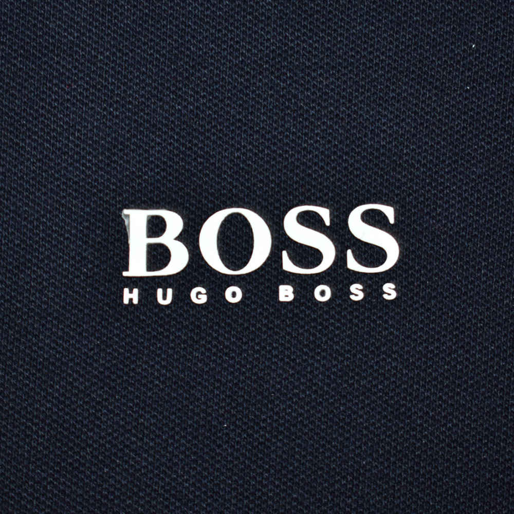 BOSS Navy Blue Embroidery Logo Premium Luxury Polo T-shirt-thumb-3