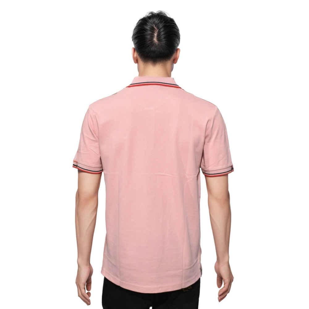 Prada Embossed Logo Pink Premium T-shirt-thumb-1