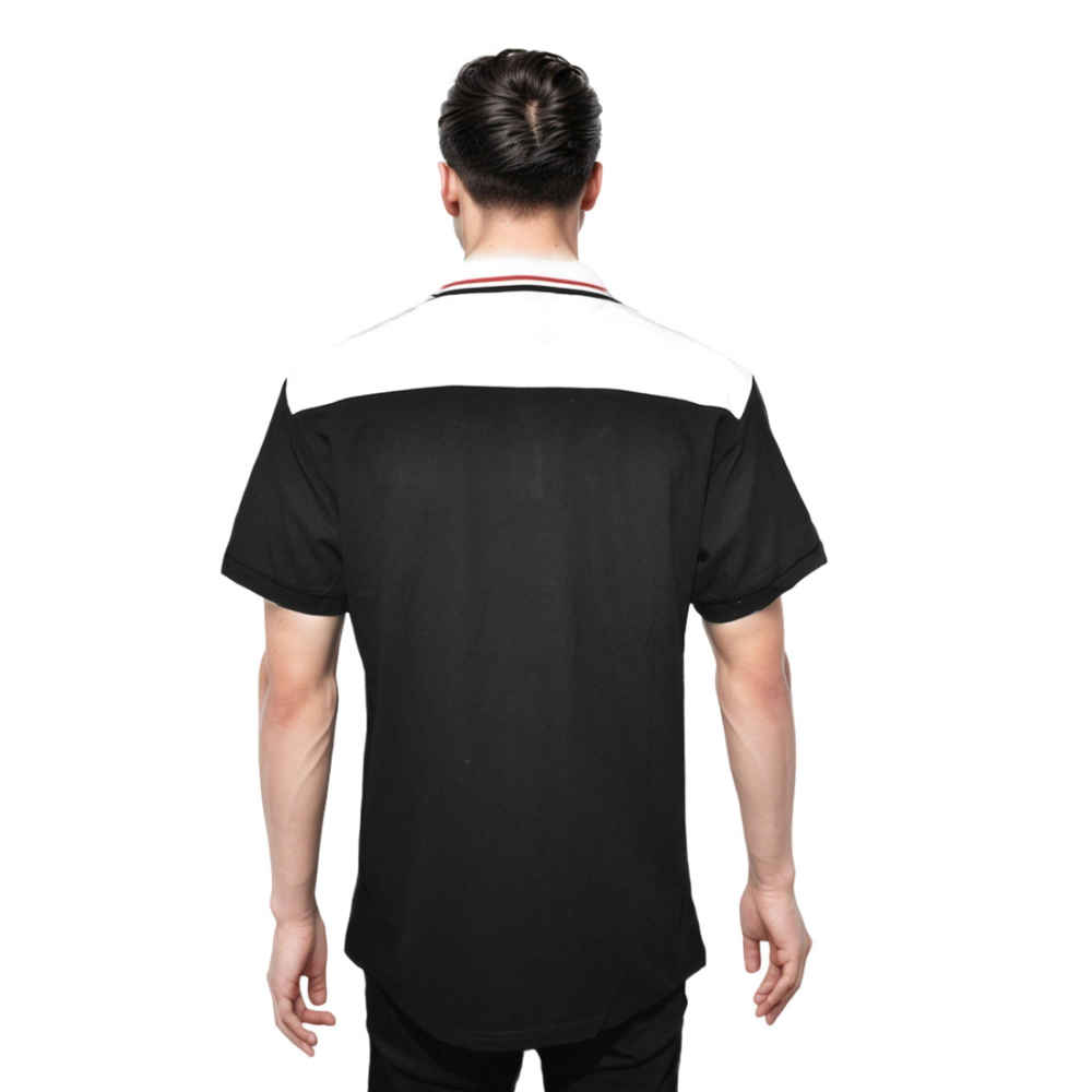 Moncler Logo Print Black Premium Quality T-shirt-1