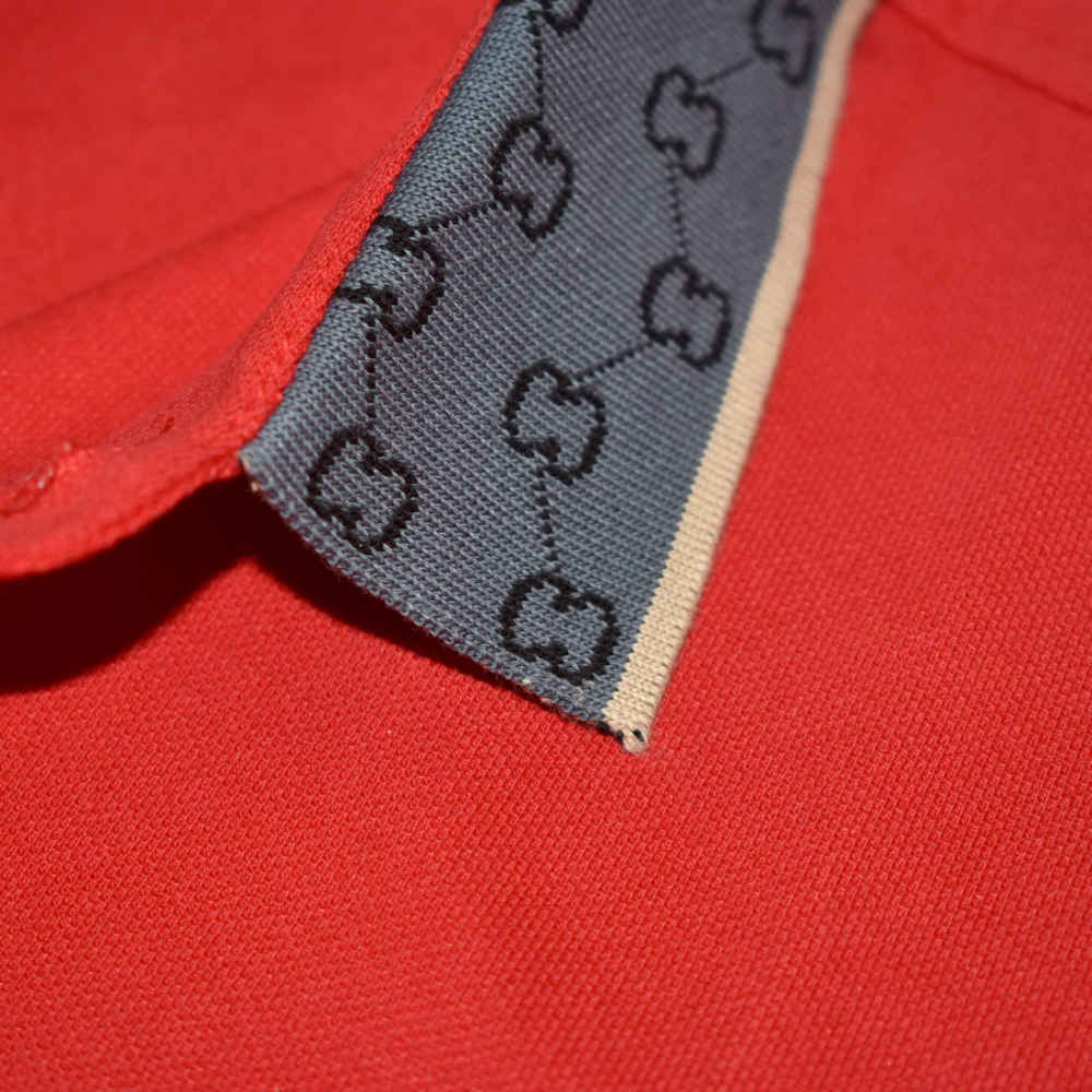 Gucci Red Premium Quality Luxury Polo T-shirt-thumb-4