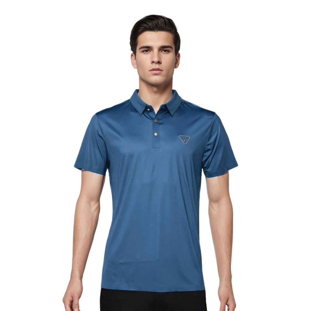 Bottega Veneta Blue Premium Quality Polo Tees-thumb-0