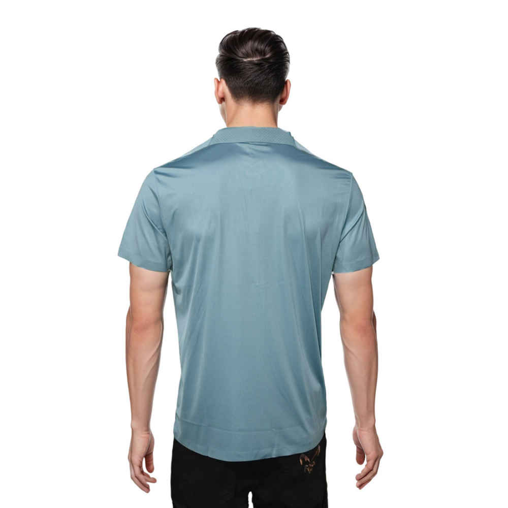 Bottega Veneta Sky Blue Premium Quality Polo Tees-1