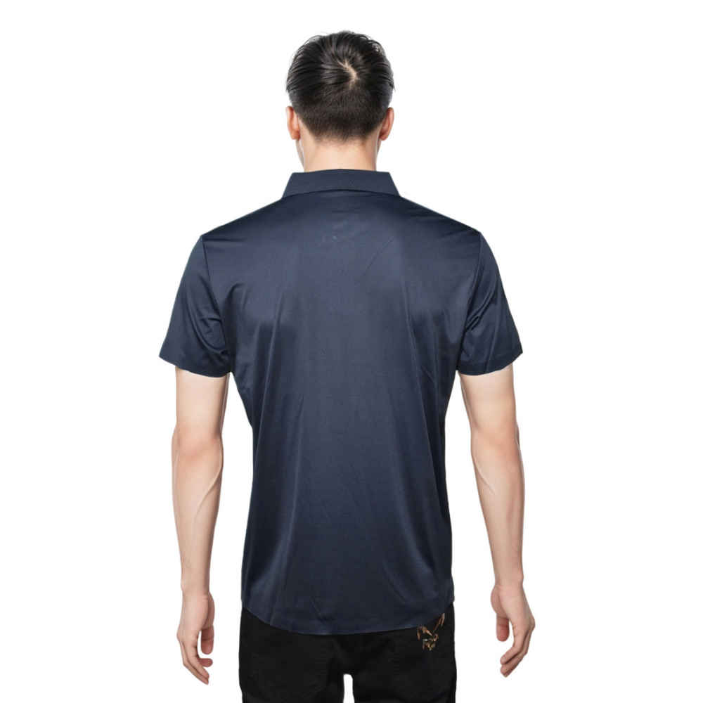 Bottega Veneta Dark Blue Premium Quality Polo Tees-1
