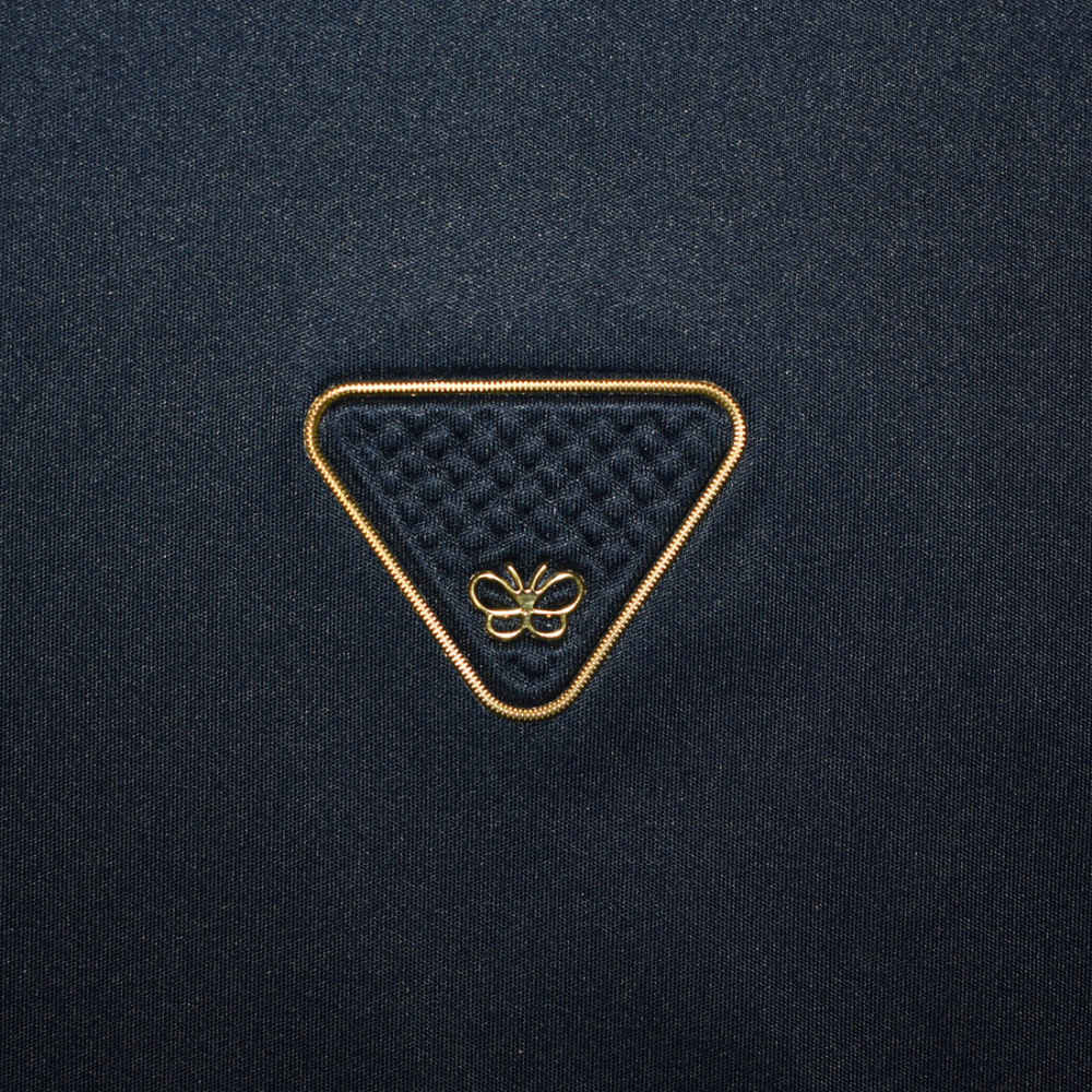 Bottega Veneta Dark Blue Premium Quality Polo Tees-3