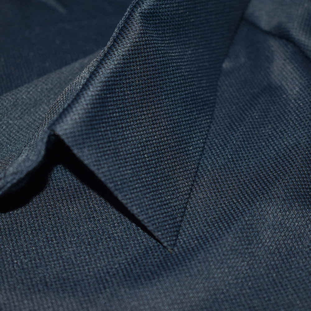 Burberry Embossed Logo Navy Blue Premium Quality Polo T-shirt-thumb-4