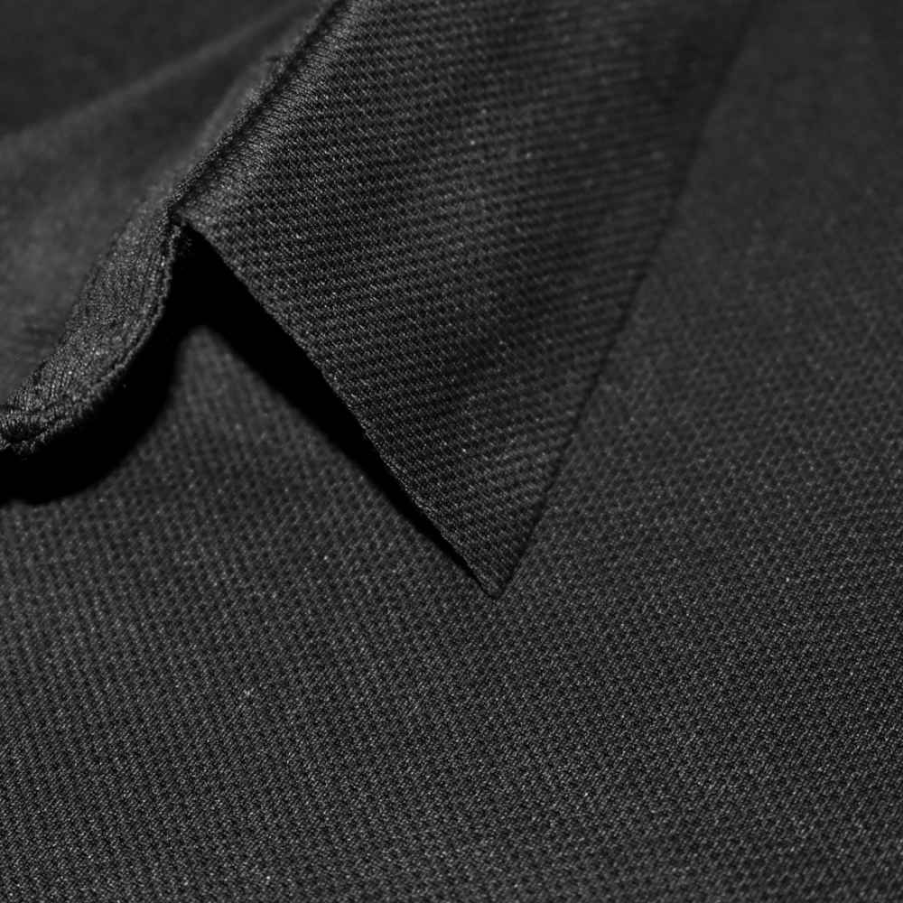 Burberry Embossed Logo Black Premium Quality Polo T-shirt-4