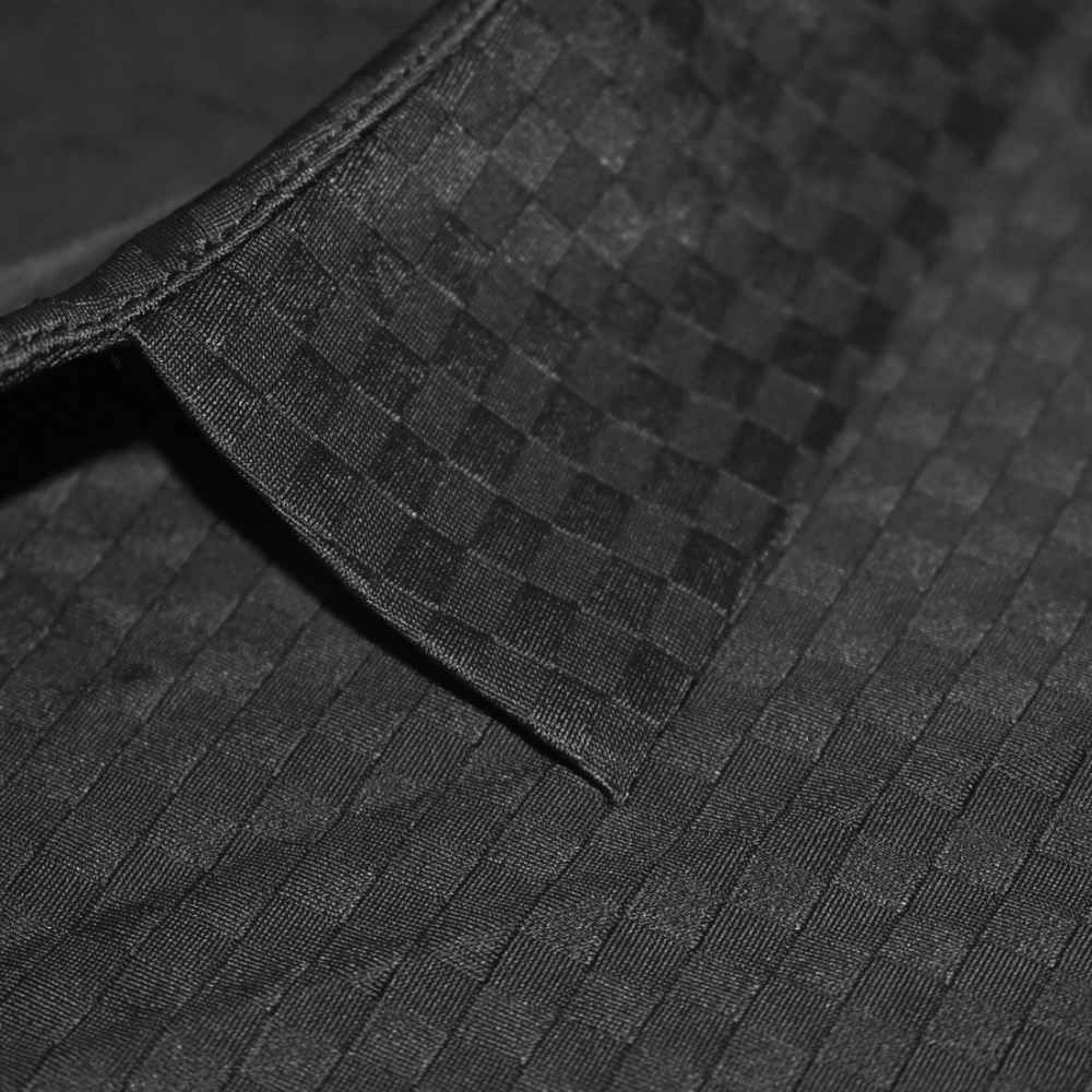 Louis Vuitton Black Embroidery Logo Polo T-shirt-4