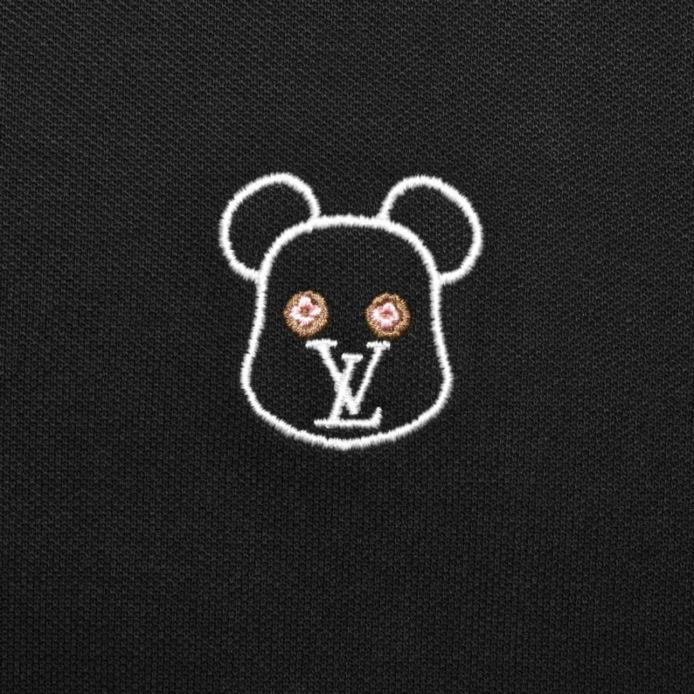 Louis Vuitton Printed Black Premium Quality T-shirt-3