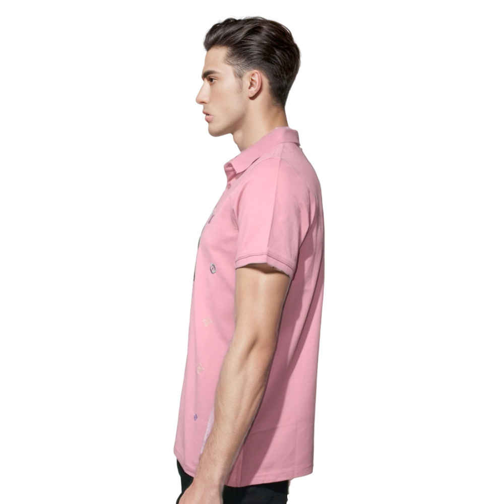 Louis Vuitton Pink Premium Quality Polo Tees-2