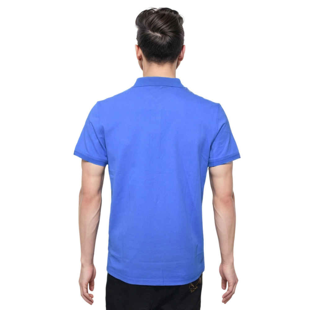 Louis Vuitton Blue Premium Quality Polo Tees-1