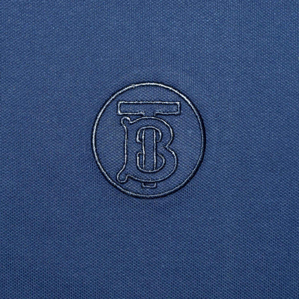 Burberry Blue Premium Quality Polo Tees-thumb-3