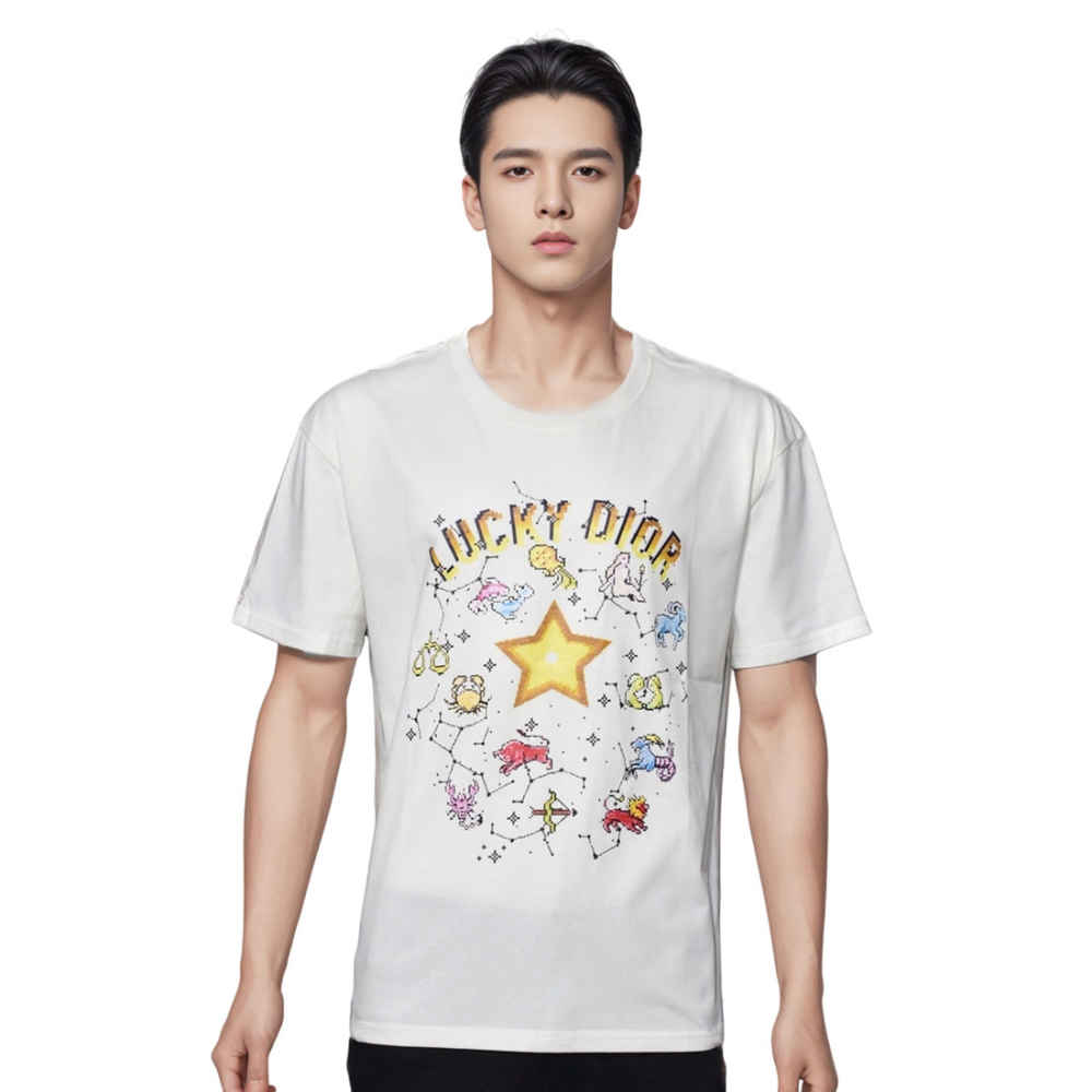 Dior White Premium Quality Tees-thumb-0