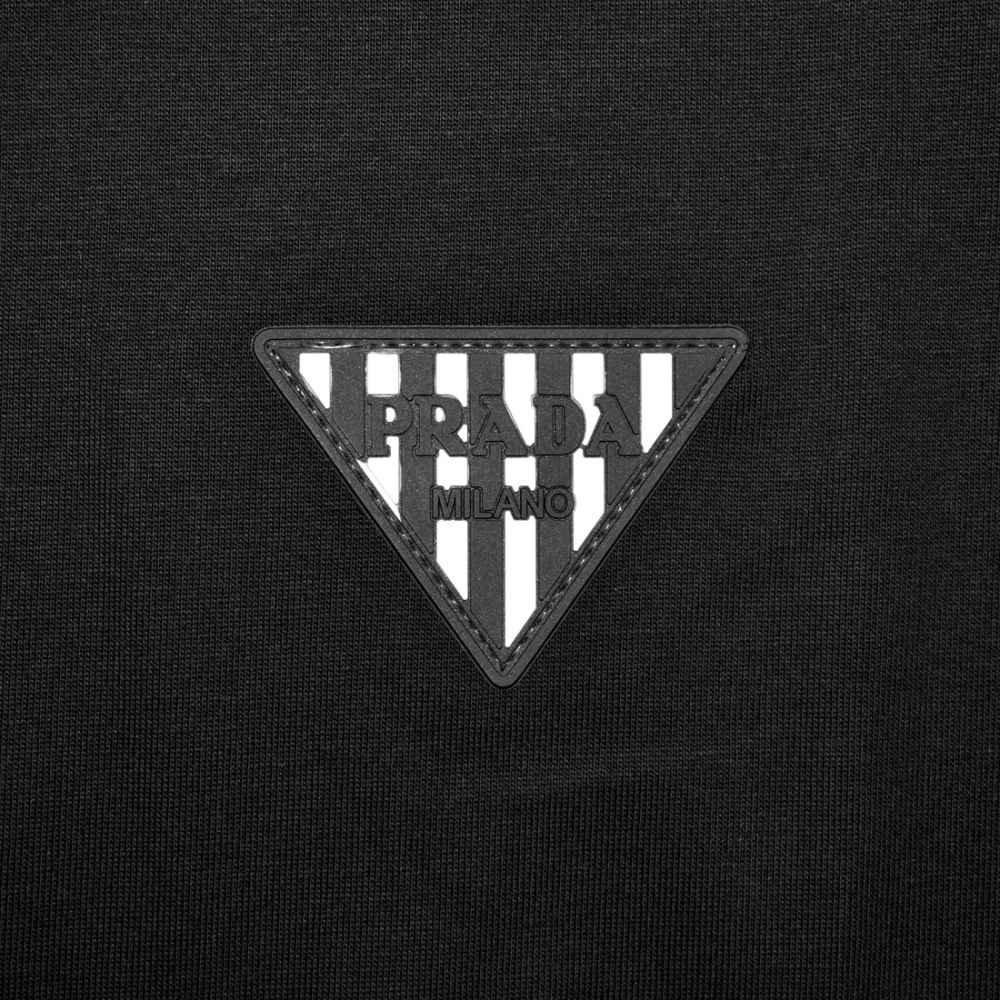 Prada Black Premium Quality Tees-3