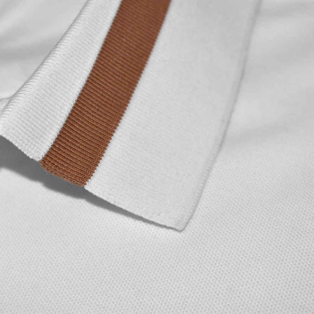 Dior Printed White Premium Quality Polo T-shirt-thumb-4