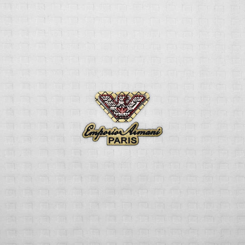 Emporio Armani White Premium Quality Polo Tees-3