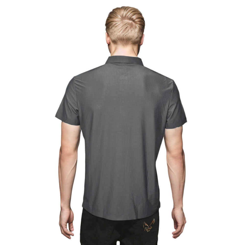 Emporio Armani Grey Premium Quality Polo Tees-thumb-1