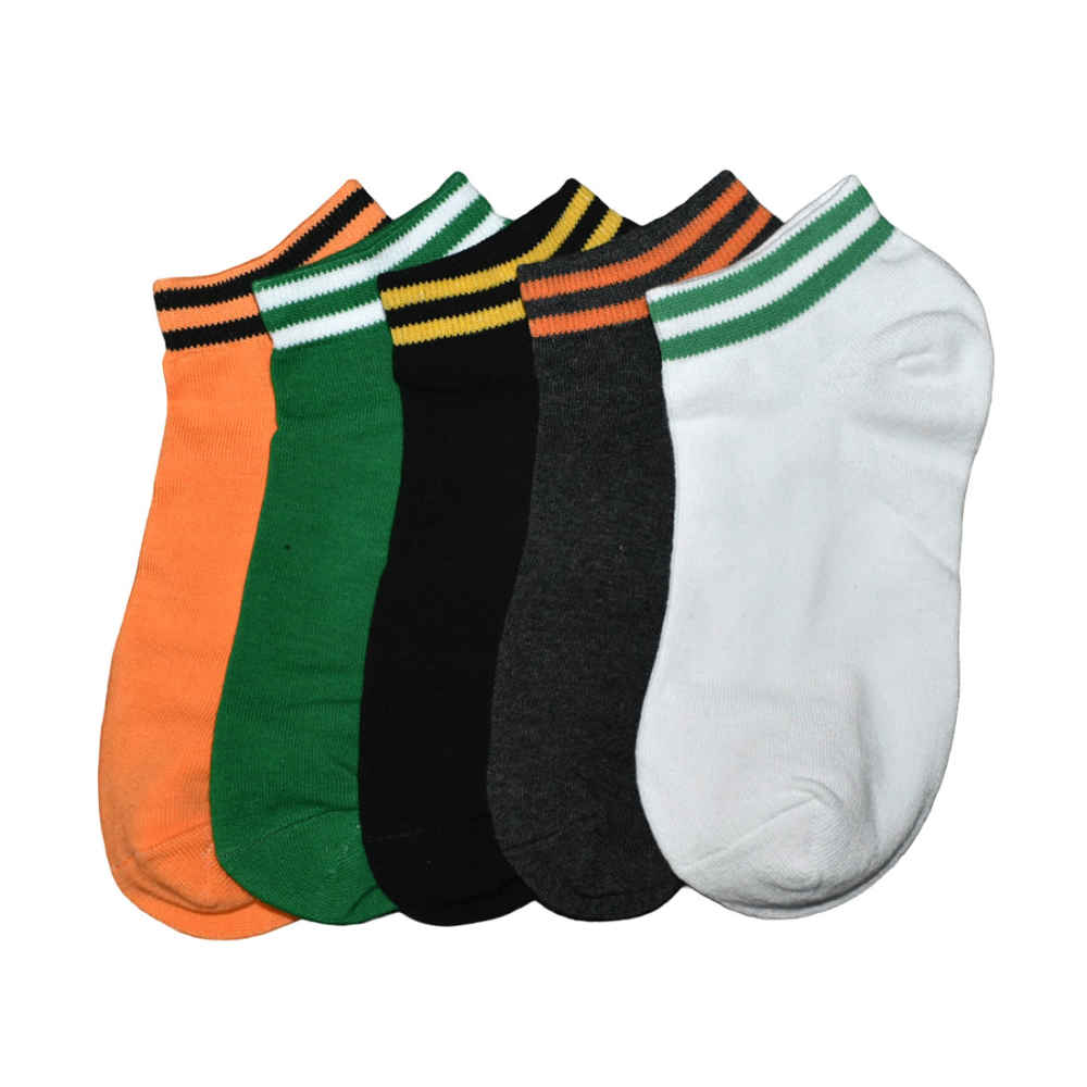 Dolce Gabbana Embroidered logo Low Ankle Socks - Pack of 5-1