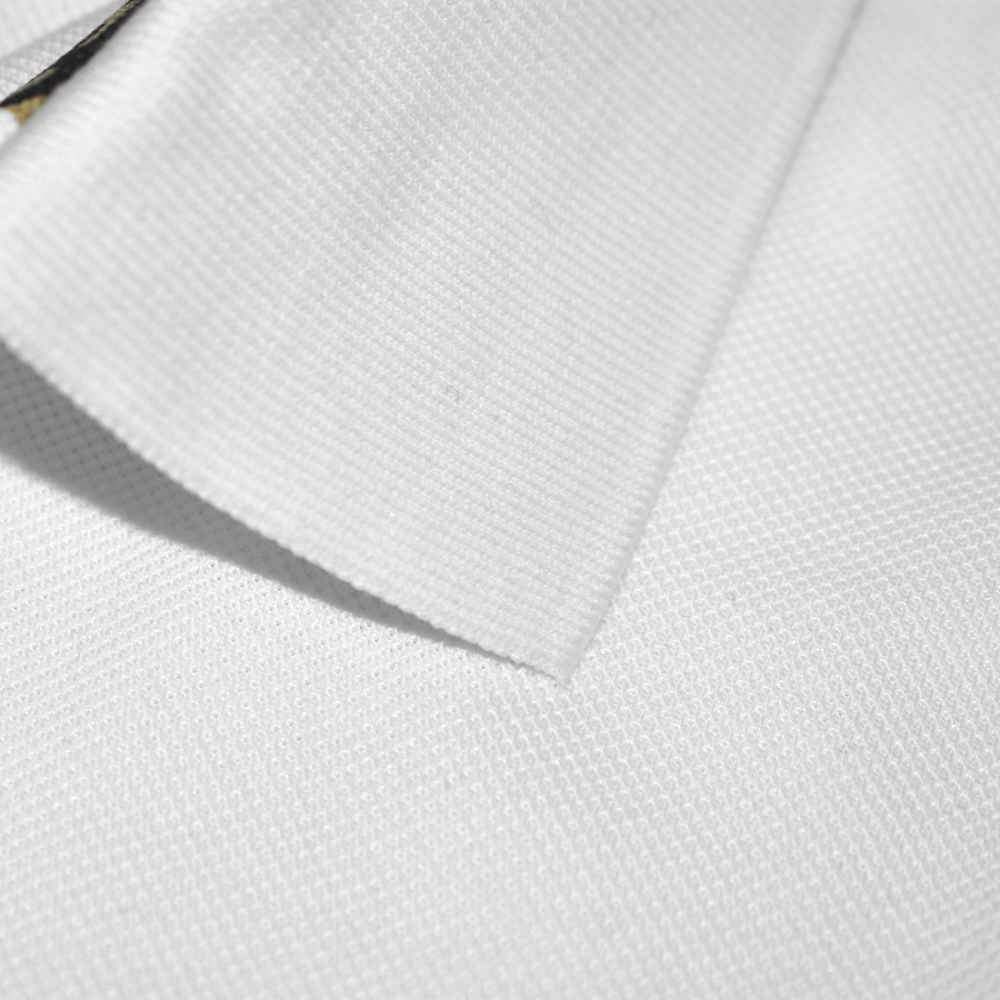 Fendi Embroidered logo White Premium Polo T-shirt-4