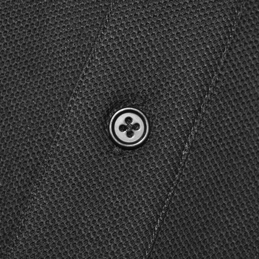 Moncler Logo-patch on Sleeve Black Premium Polo T-shirt-4