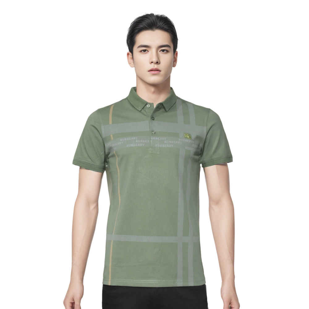 Burberry Green Premium Quality T-Shirt-thumb-0