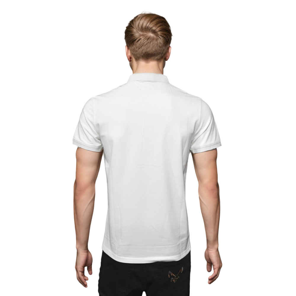 Burberry White Premium Quality T-Shirt-1