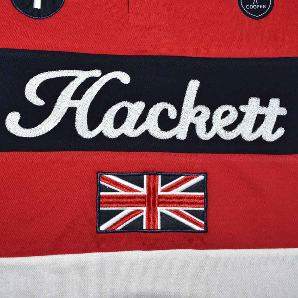 Hackett Red Premium Quality Polo Tees-thumb-3