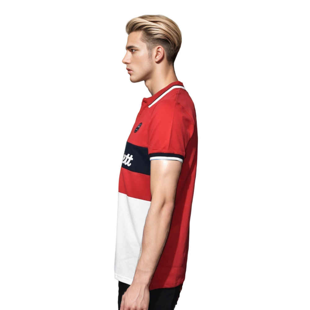 Hackett Red Premium Quality Polo Tees-thumb-2