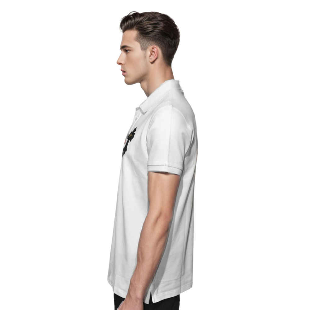 Chrome Hearts White Embroidered Logo Premium T-shirt-2