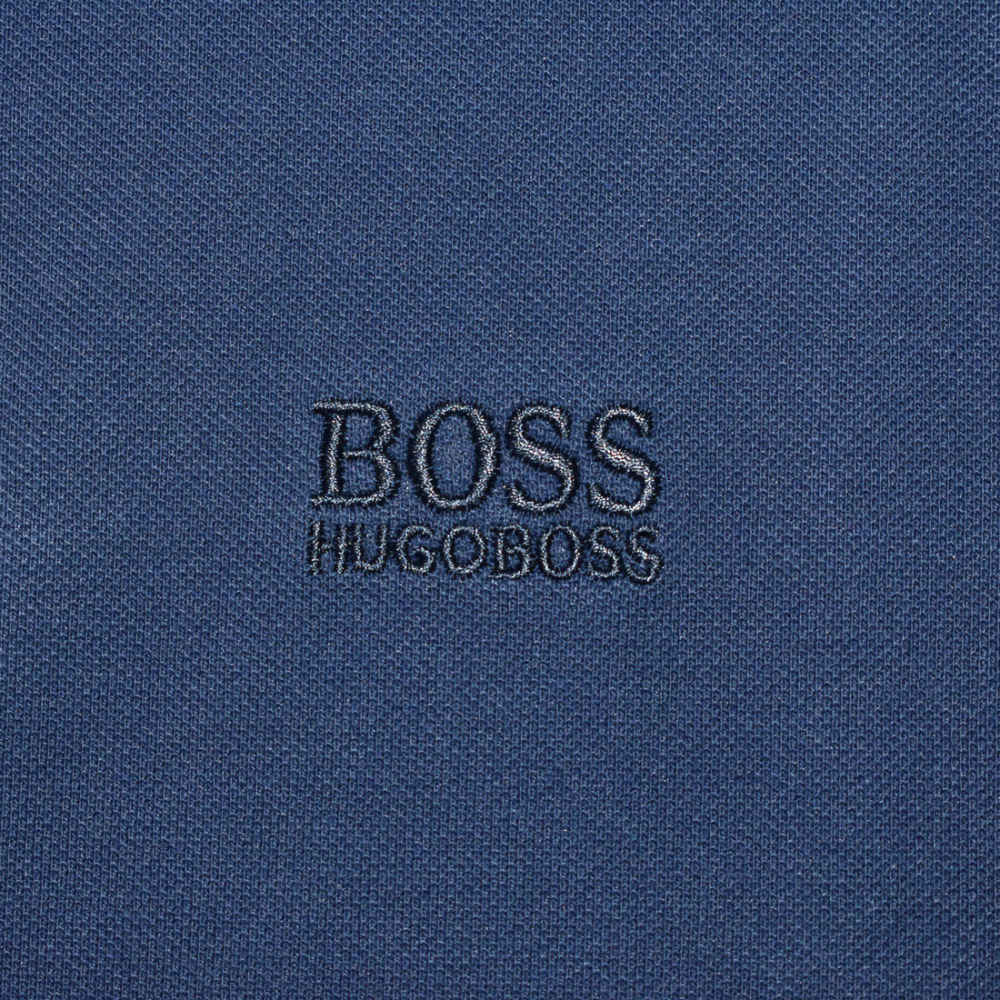 Boss Navy Blue Premium Quality T-Shirt-thumb-3