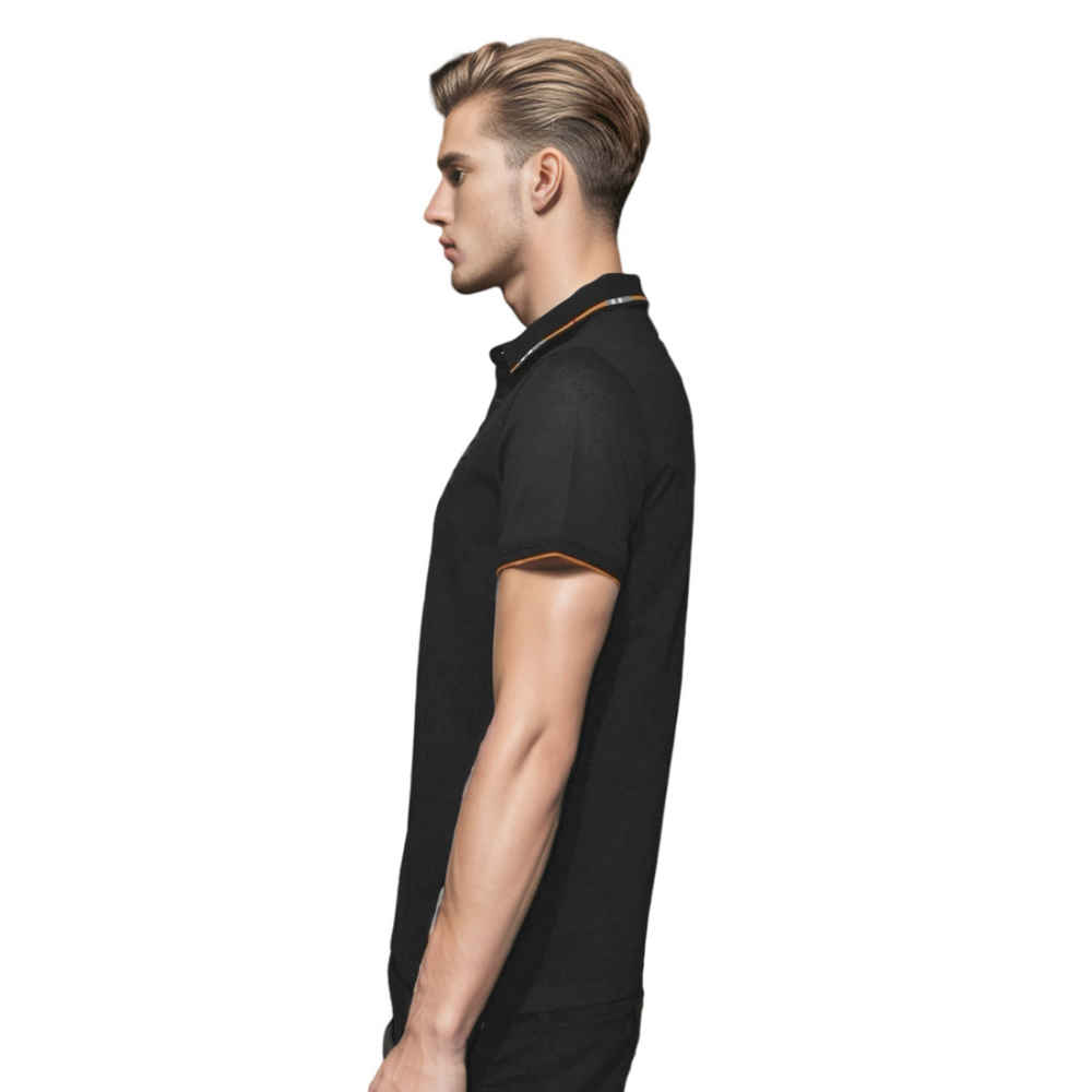 Burberry Black Premium Quality T-Shirt-2