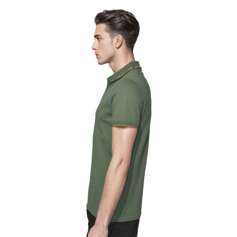 Burberry Green Premium Quality Polo Luxury T-shirt-thumb-2