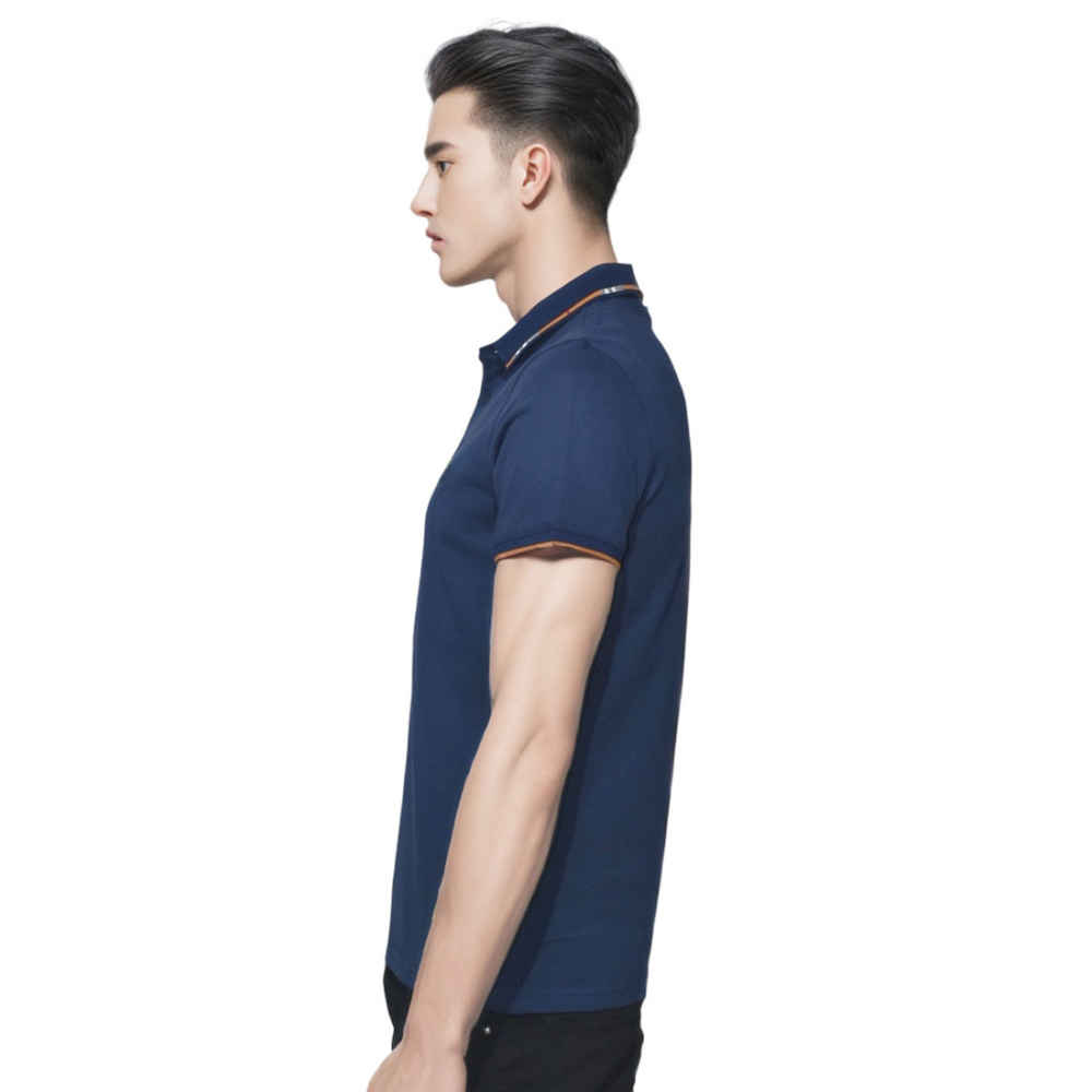 Burberry Navy Blue Premium Quality T-shirt-thumb-2